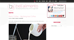 Desktop Screenshot of bellalimento.com